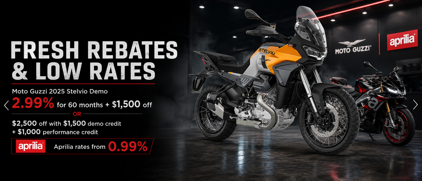 aprilia and moto guzzi rebates and discounts