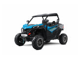2027 CFMOTO ZFORCE 950 SPORT in Zephyr Blue — left three-quarter view