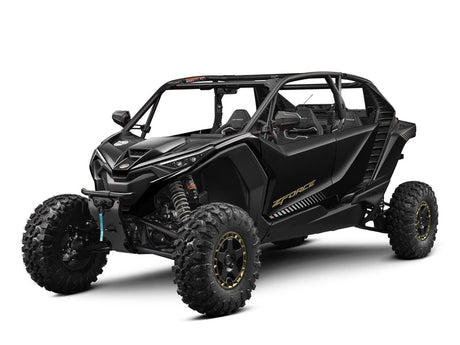 2027 CFMOTO ZFORCE Z10-4 in Nebula Black — left three-quarter view