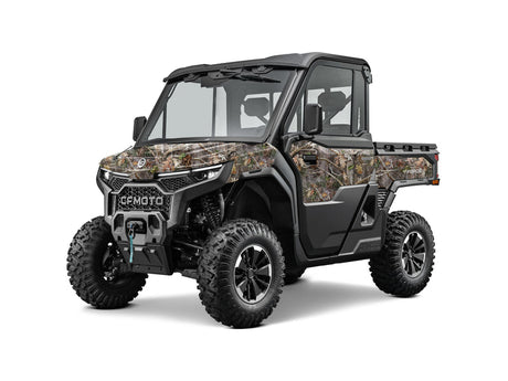 2027 CFMOTO UFORCE U10 PRO HIGHLAND in True Timber Kanati — left three-quarter view