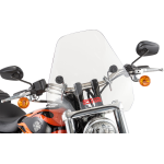 Slipstreamer Spitfire Clear Windscreen – Chrome Mounting Hardware — S-06-CHR-C