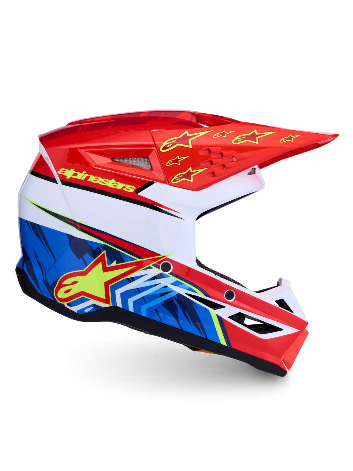 Alpinestars SM3 Falcon Helmet – Red/White/Blue