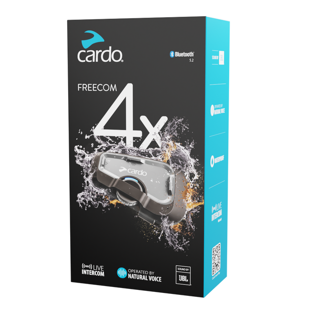 Cardo Freecom 4X Bluetooth Intercom – Single