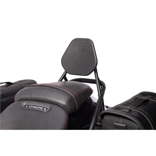 CFMOTO 450CL-C passenger backrest installed