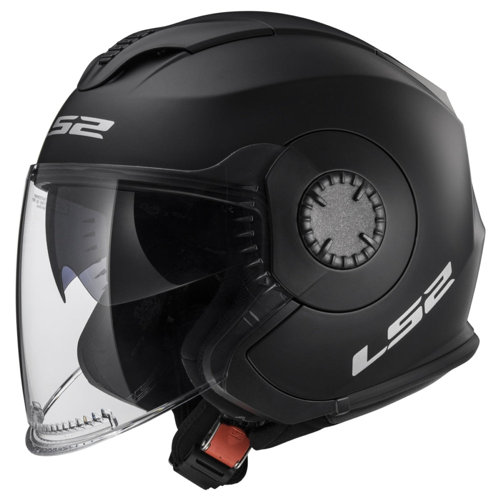 LS2 Verso Open Face Helmet – Matte Black – view 2