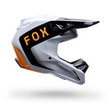 Fox V1 Noble helmet in black and white — view 1