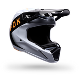 Fox V1 Noble helmet in black and white — view 2