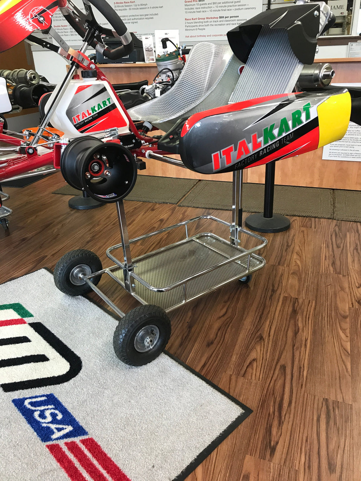 CHROME KART STAND - HQ